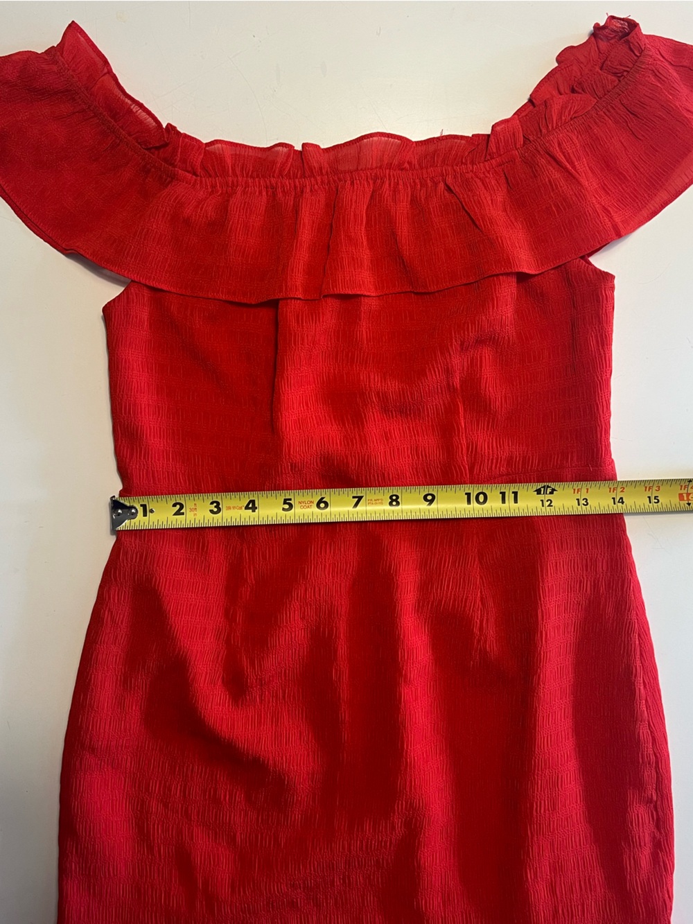 Superdown Jennifer Ruffle Mini Dress Red - Picture 9 of 9